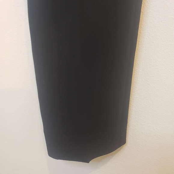 Aritzia Wilfred Black Crepe Button Fly Tuxedo Cropped Trouser Pant Size 00 - Picture 8 of 10